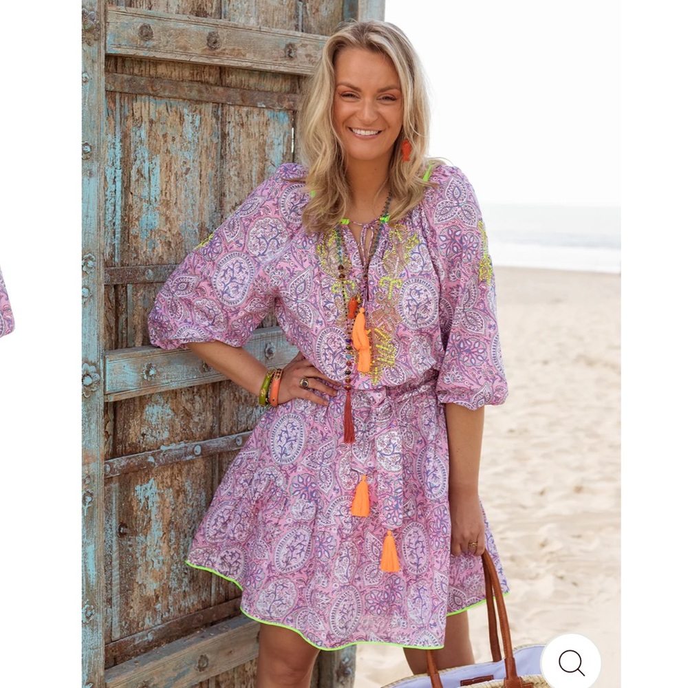 Place du soleil lilac dress